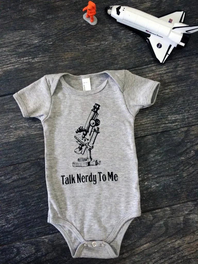 18M- Talk Nerdy To Me Baby Bodysuit (18 months)