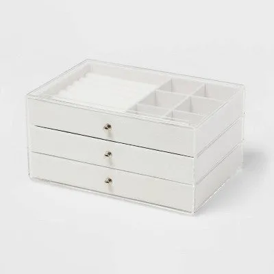 3 Drawer Acrylic Accessory Organizer - Brightroom