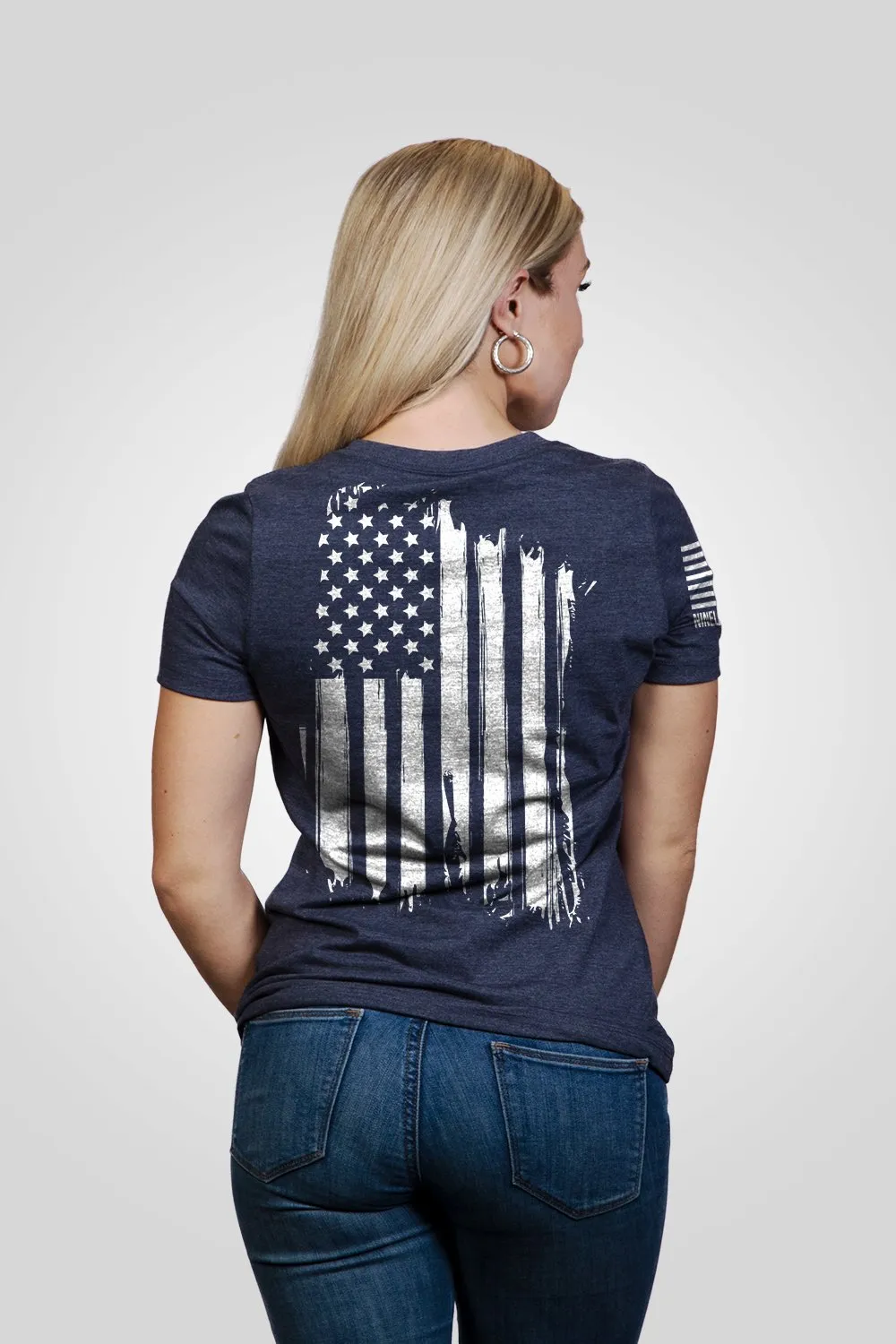 America - Women's Relaxed Fit V-Neck Shirt