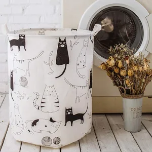 Animal Canvas Storage Baskets