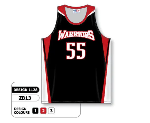 Athletic Knit Custom Sublimated Basketball Jersey Design 1128