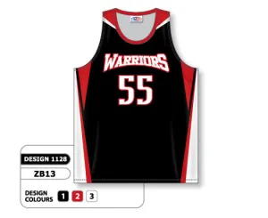 Athletic Knit Custom Sublimated Basketball Jersey Design 1128