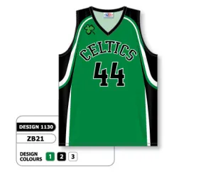 Athletic Knit Custom Sublimated Basketball Jersey Design 1130