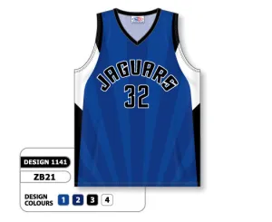 Athletic Knit Custom Sublimated Basketball Jersey Design 1141