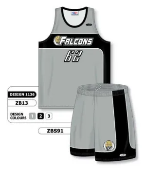 Athletic Knit Custom Sublimated Matching Basketball Uniform Set Design 1136