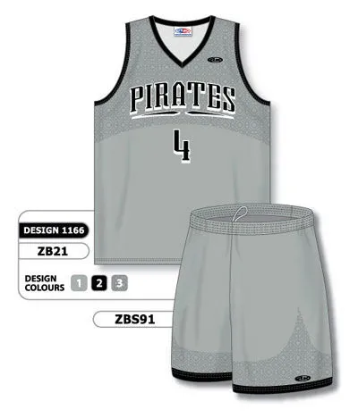 Athletic Knit Custom Sublimated Matching Basketball Uniform Set Design 1166