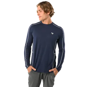 BAUER FLC LONGSLEEVE TRAINING SHIRT NAVY