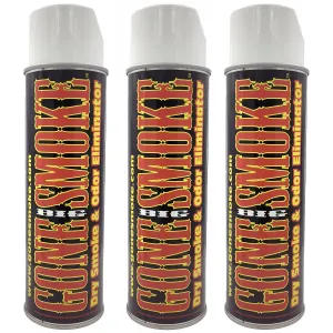 Big Gone Smoke- Dry Smoke & Odor Eliminator, 16 oz.- 3 pack