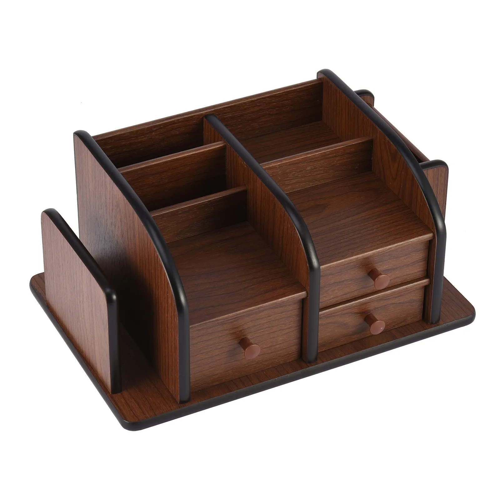 Desktop Organizer Home Office Desk Drawer Organizer Durable Wood