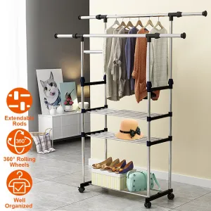 Extendable Garment Hanging Rack