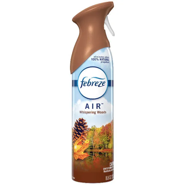 Febreze Odor-Eliminating Air Freshener Spray, Whispering Woods, 8.8 oz