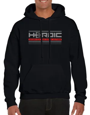 HEROIC Logo Black Hoodie Sweatshirt