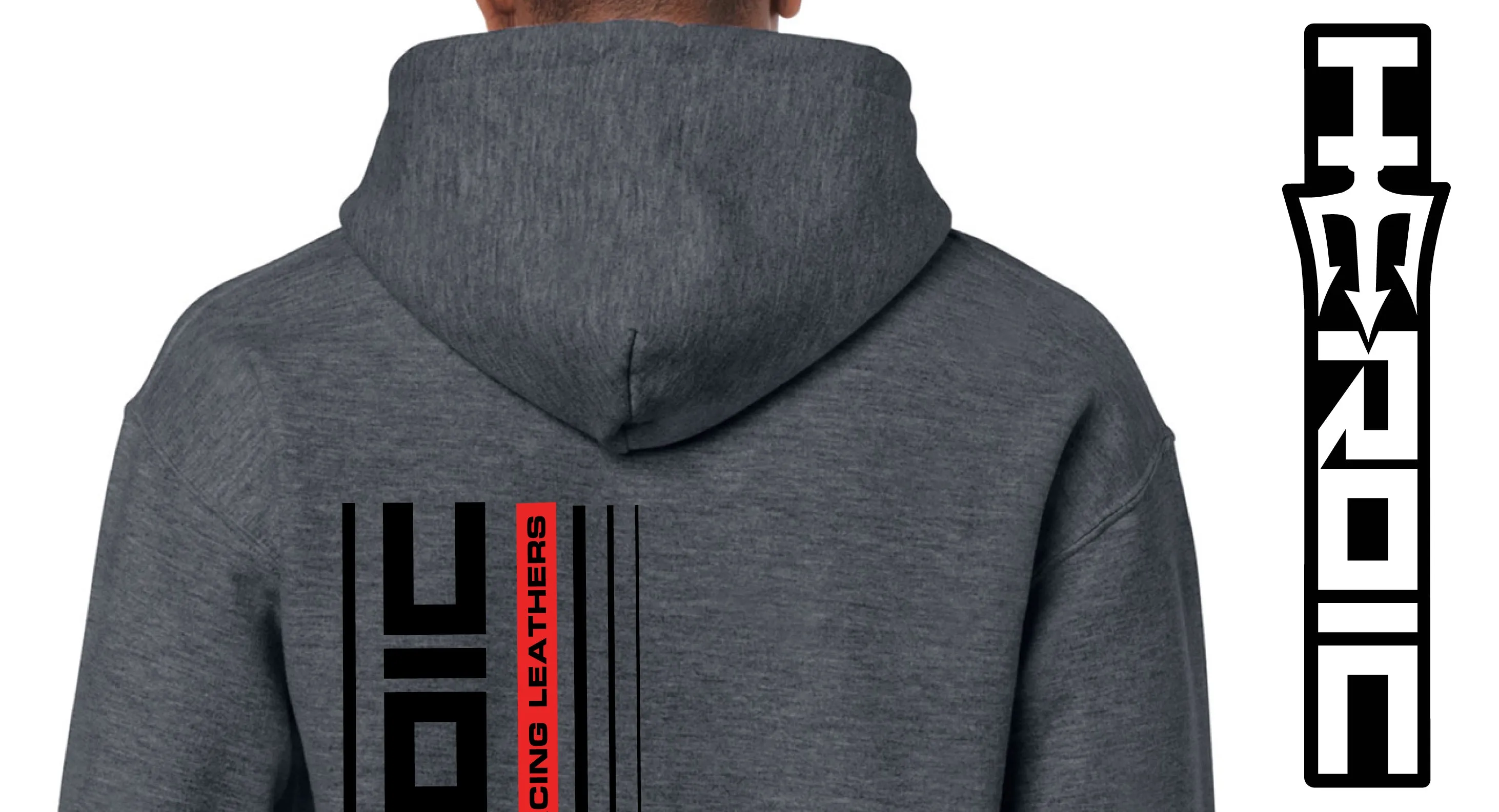 HEROIC Logo Heather Grey Hoodie Sweatshirt