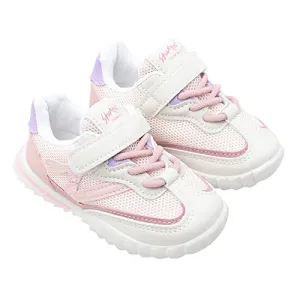 Hopscotch Girls Mesh Solid Athletic Shoes in Pink Color, UK:11.5 (HIL-4360243)