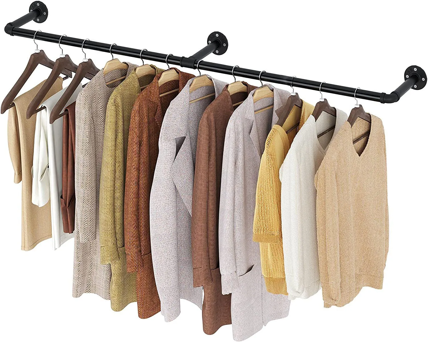 Industrial Pipe Clothes Rack-220CM