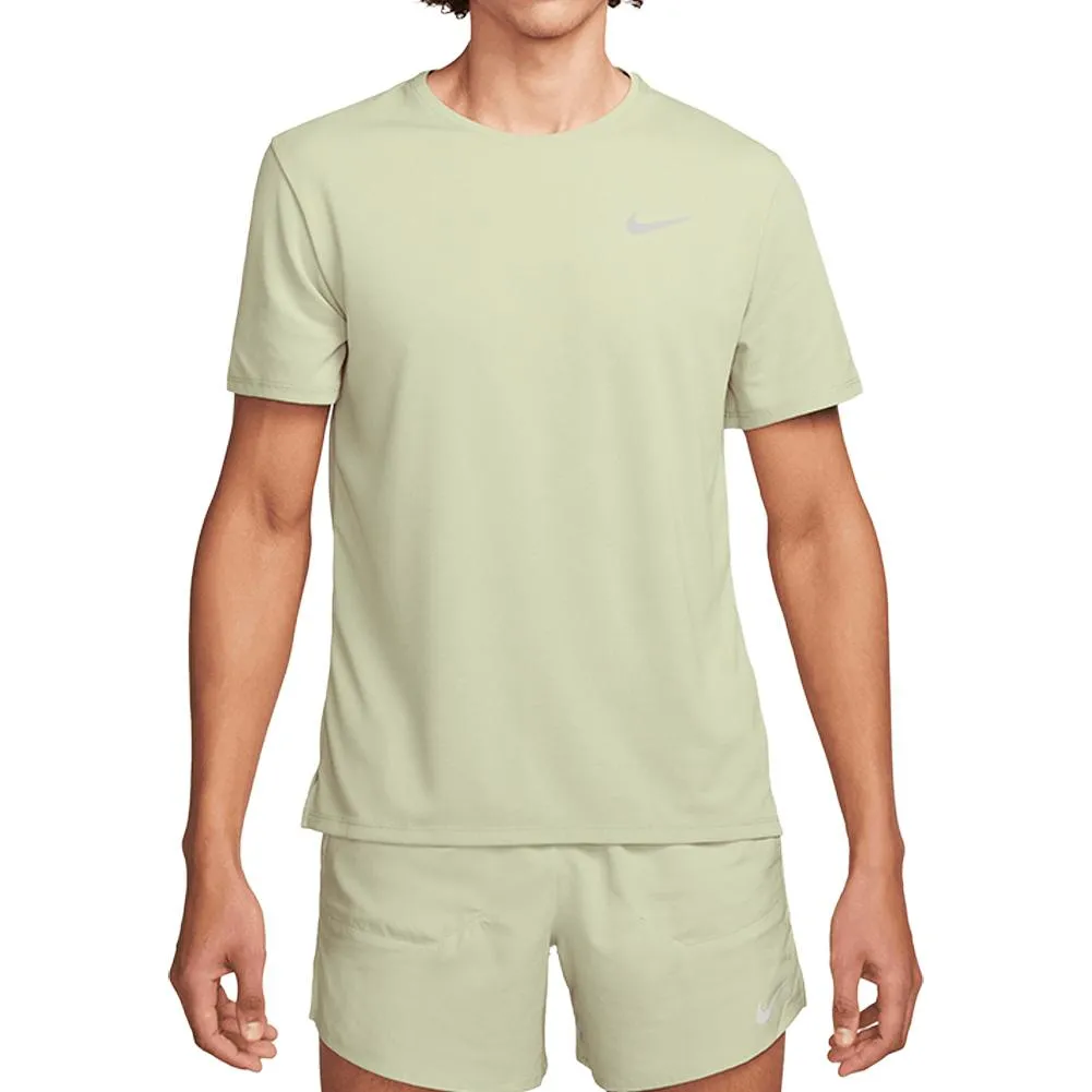 Mens Miler Dri-Fit UV Short Sleeve Running Top