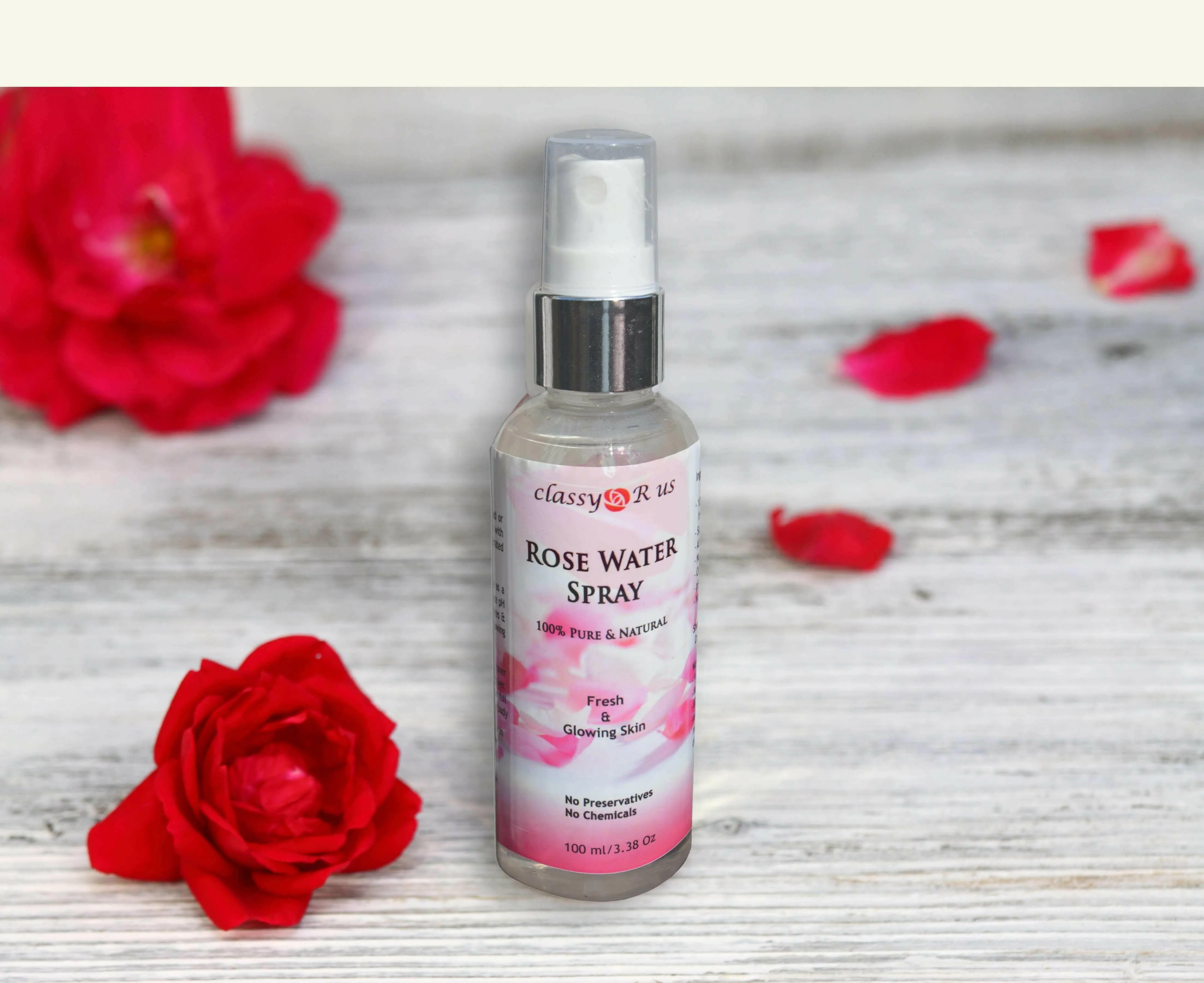 Natural Rose Water Spray