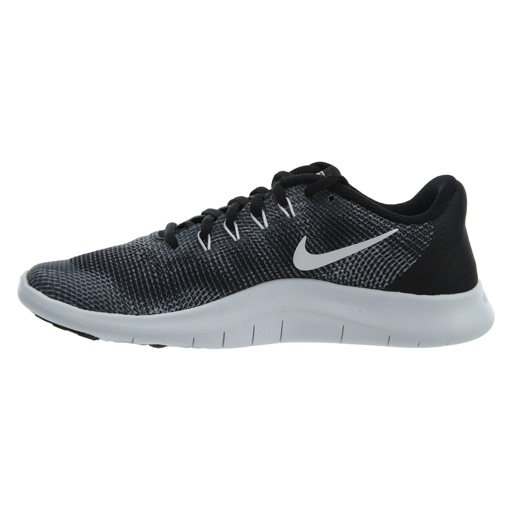 Nike Girls Flex 2018 RN (GS) Black/White Running Shoe - 4.5 UK (6.5 US) (00-5ZZDWZFE-NF)