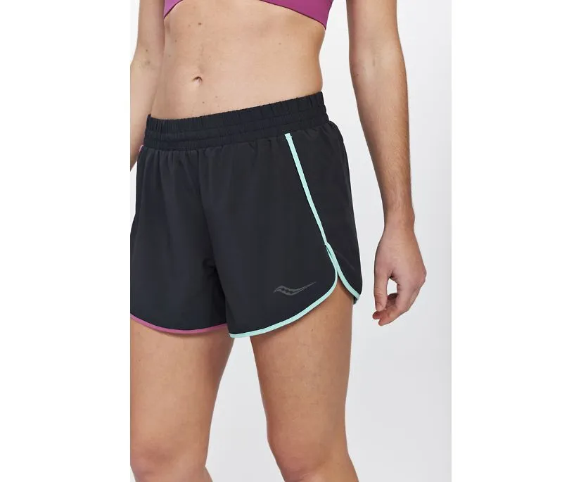 Saucony | Dash 4" Short | Women's | Black