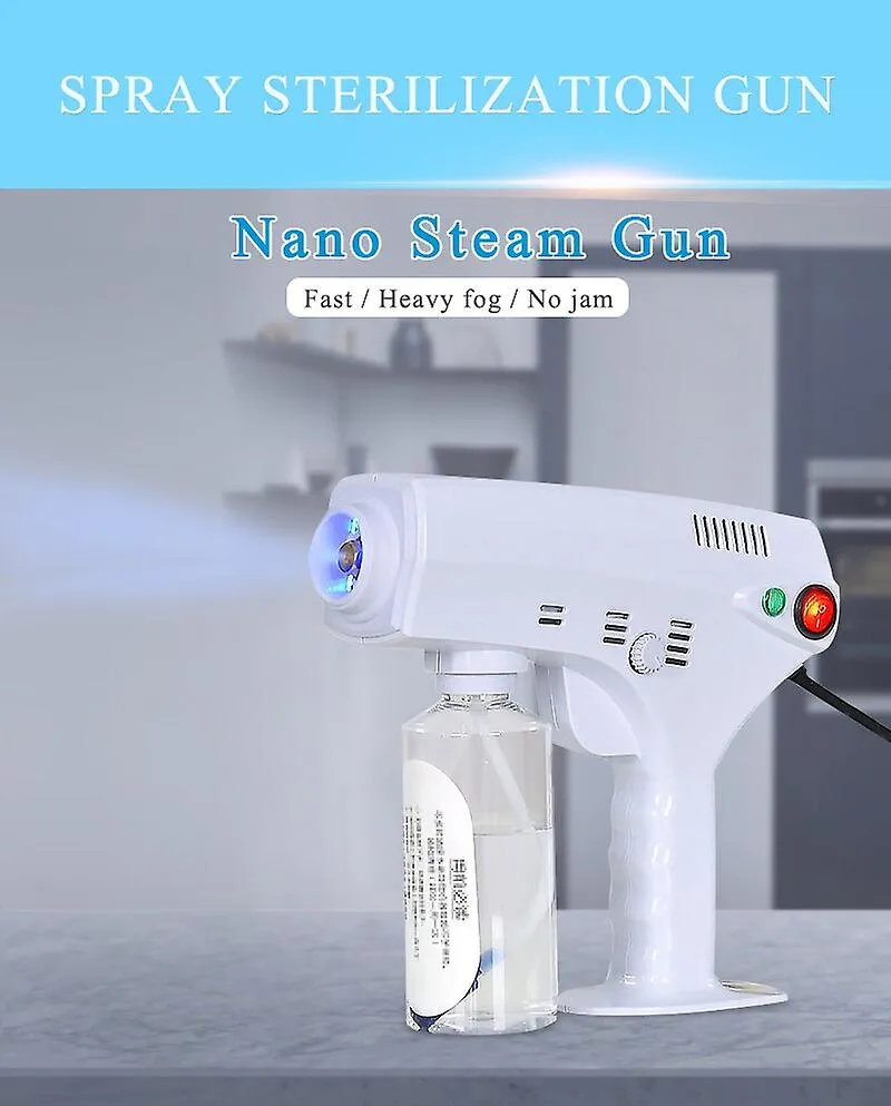 US Plug New Multifunction Nano Steam Gun Indoor Spray Car Clean Hair Spray Machine Ultra Fine Aerosol Water Mist Trigger Sprayer Fa1550