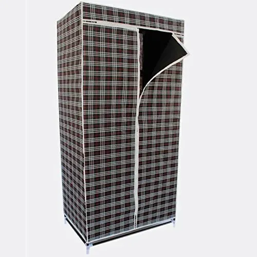 Wardrobe Armour Portable Closet With Steel Pipe Frame Storage Organizer Random Color By APT